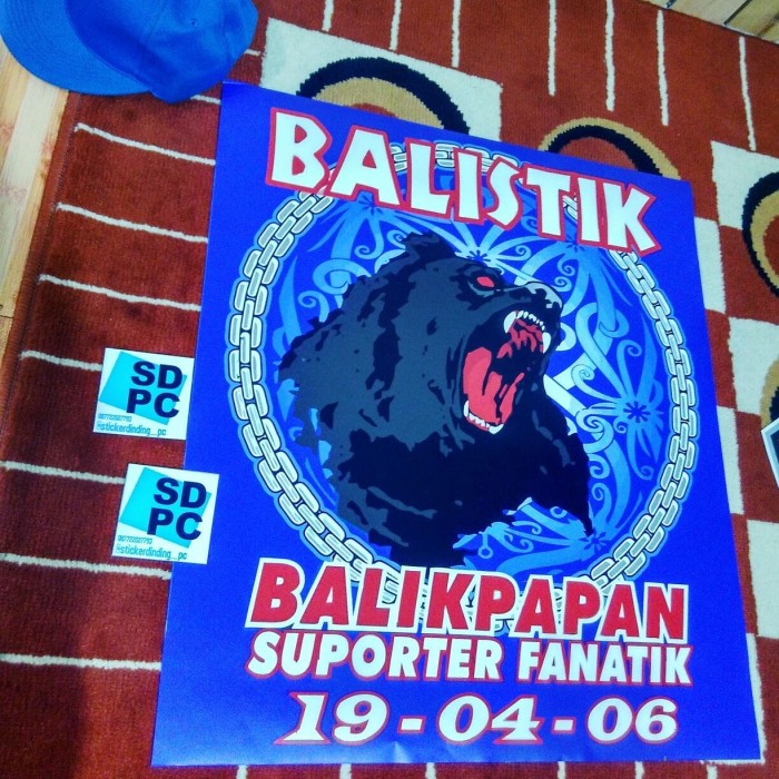 jual wall sticker persiba balikpapan - kota bandung