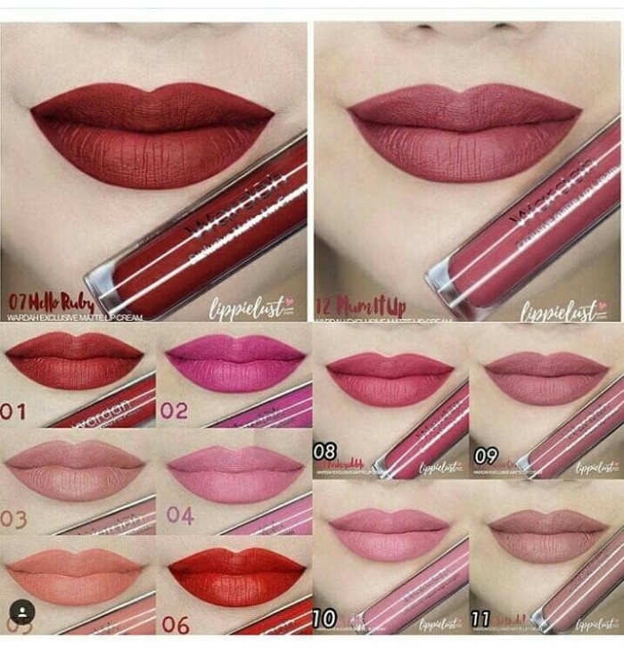 Wardah Paket Lipstick Matte No 01 Soft Pink Dan 04 Orange