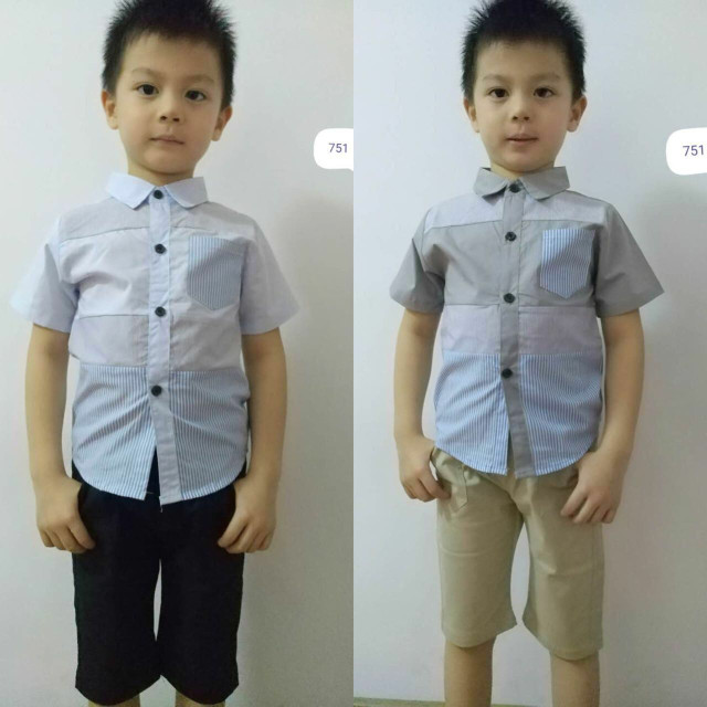 Setelan Baju Anak Laki-laki / Set Baju Anak Import/Setelan Kemeja Anak