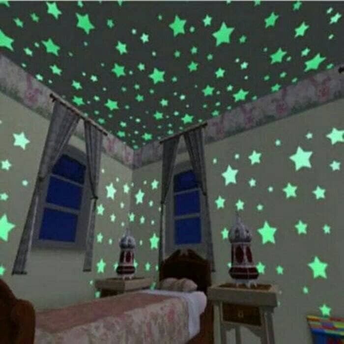 jual glow in the dark/ wall sticker/ lampu kamar - kab. bandung