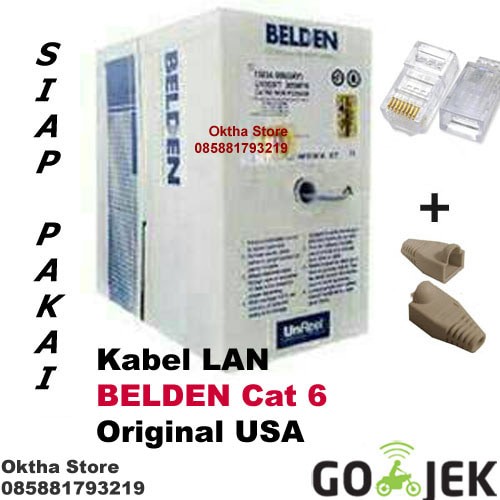 jual kabel lan utp cat 6 cat6 belden made in usa meteran eceran oktha store jual kabel lan utp cat 6 cat6 belden made in usa meteran eceran oktha store