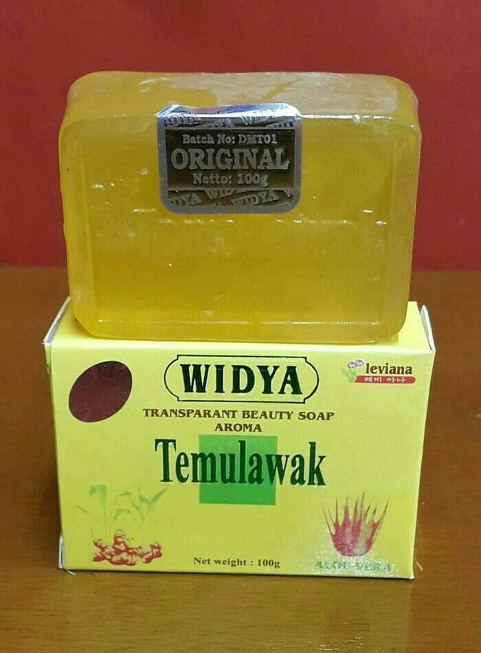 LEVIANA - Sabun Temulawak Widya Kotak Kuning Holo Pink Original BPOM