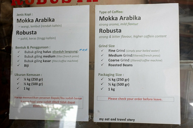Kopi Aroma Bandung Mokka Arabika 500gram