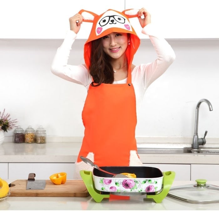 Jual Celemek Topi Penutup Kepala A Baju Dapur Karakter Boneka Celemek Topi Penutup Kepala A Baju Dapur Karakter Boneka Panda