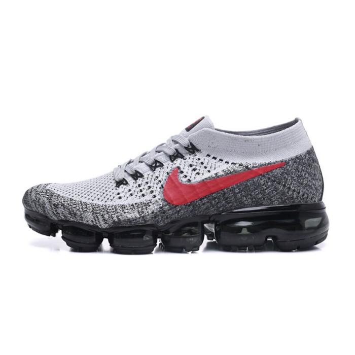 nike air vapormax grey red