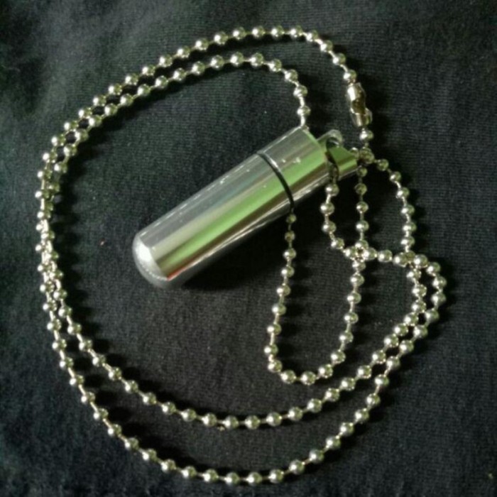 KALUNG tabung TITANIUM PRIA WANITA bisa di isi surat boeloeh perindu .