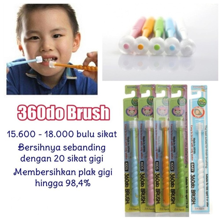 ... 360 Do Brush For Baby PUTIH Sikat Gigi Bayi Japan 360 derajat