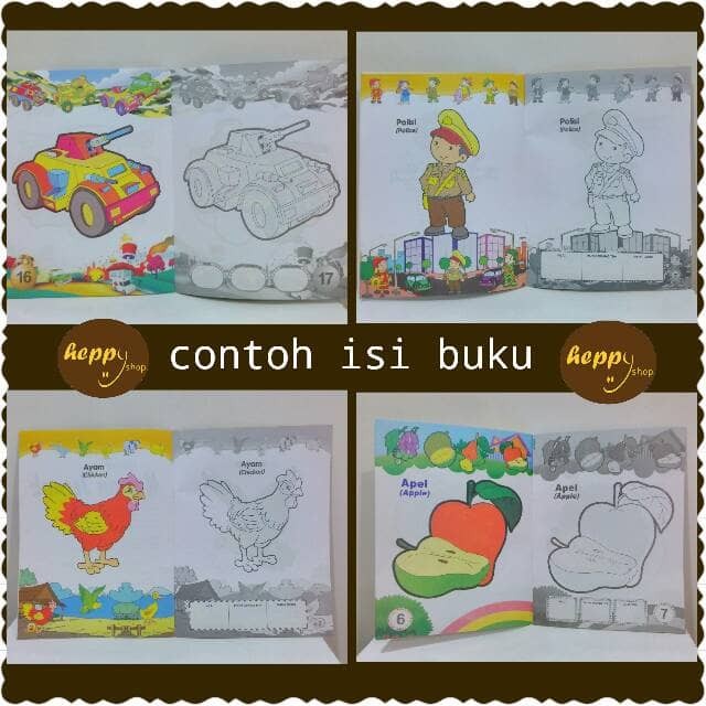 Cantik Contoh Gambar Hiasan Buku Bunga Hias