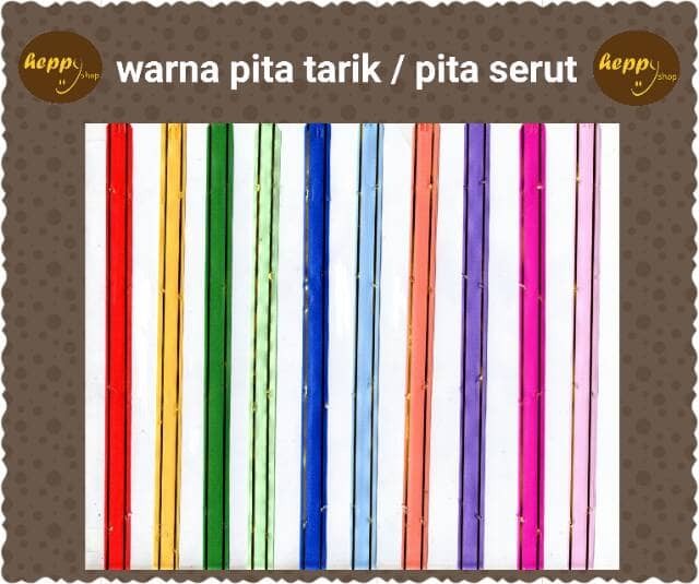 Jual hiasan  natal Pita  Tarik  32 mm Pita  Serut Jakarta 