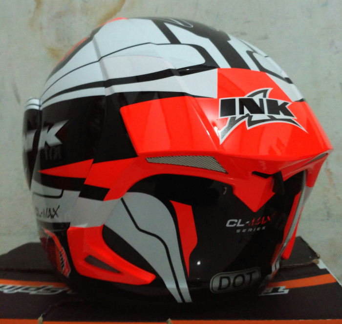 Helm INK CL Max Seri 5 Red Fluo