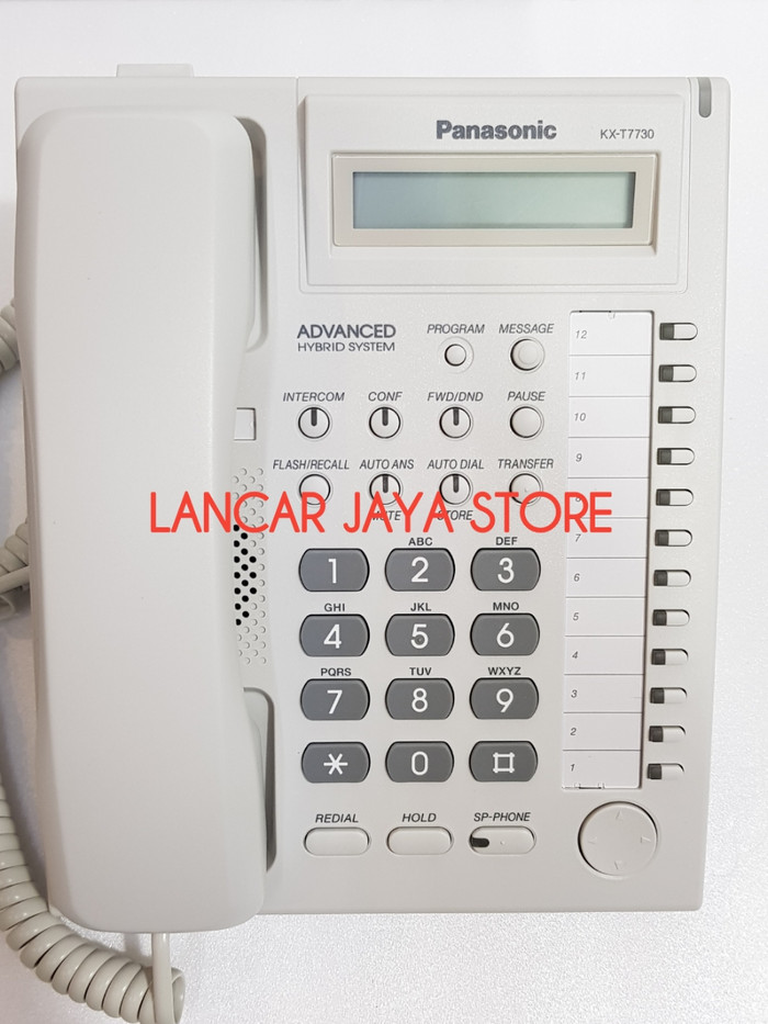 Foto Produk Telephone Key Panasonic KX-T7730 (White) dari Lancar Jaya Store