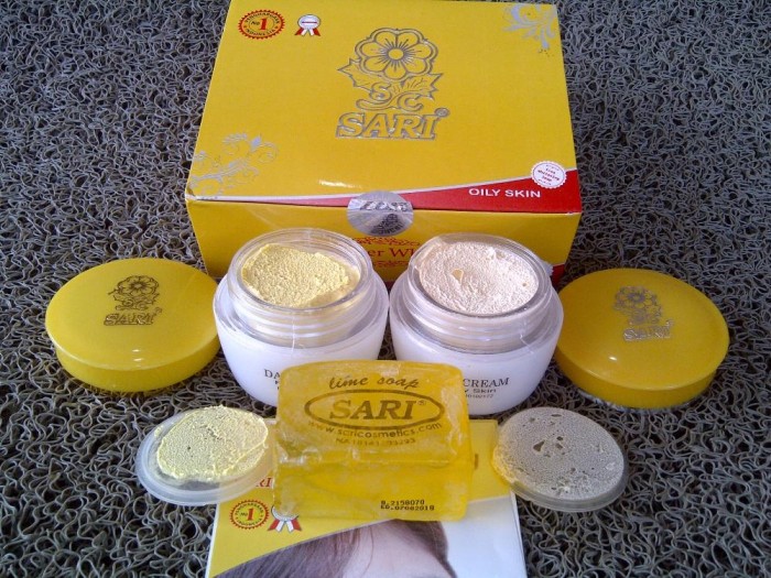 Cream Wajah SARI Moisturizer Whitening Untuk Kulit Normal