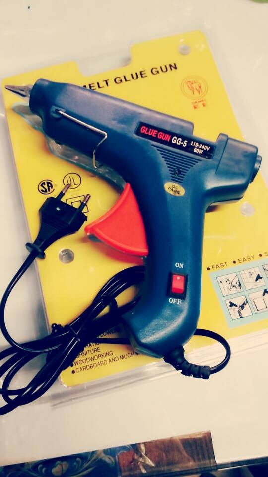 Tembakan lem besar Glue Gun GG 5 60w