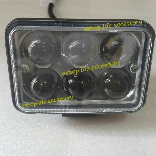 Jual Lampu Sorot Led Motor Mobil Sinar Fokus 18 Watt Kotak Murah Lampu Sorot Led Motor Mobil Sinar Fokus 18 Watt Kotak Murah