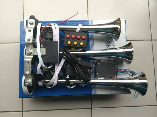 KLAKSON TELOLET ANGIN 3 CORONG 7 TOMBOL 12 VOLT