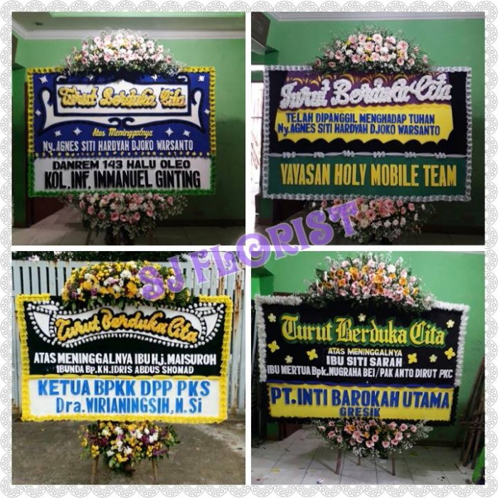 Jual (BPTBC) Bunga Papan Turut Berduka Cita - Popo Shop 