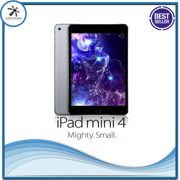 New iPad Mini 4 128GB Grey /Gold/silver Wifi Only Garansi Resmi 1 Th