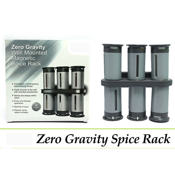 ZERO GRAVITY SPICE RACK - RAK BUMBU ISI 6 PCS
