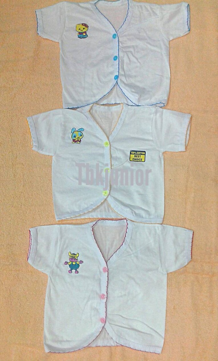 Baju atasan bayi baru lahir/new born lengan pendek
