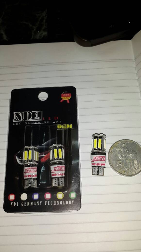 Led Senja T10 2 MODE CANBUS EMC Manteng & Strobo
