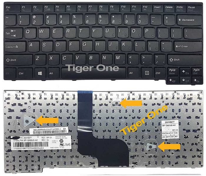 Jual Keyboard Laptop Lenovo Ideapad K4450 Jakarta Pusat Tiger One Tokopedia
