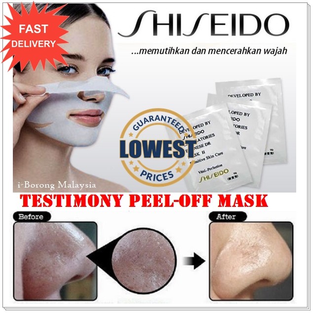 Index of visuels Source · SHISEIDO WHITE MASK Shiseido Blackhead Nose Remover Mask Whitening