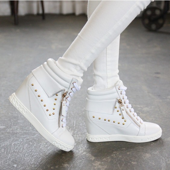 jual sepatu boot wedges korea cewek wanita kpop casual jual sepatu boot wedges korea cewek wanita kpop casual