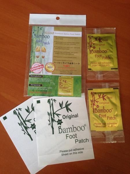 Koyo kaki Bamboo Gold Detox Foot Patch - Premium Quality (ORIGINAL)