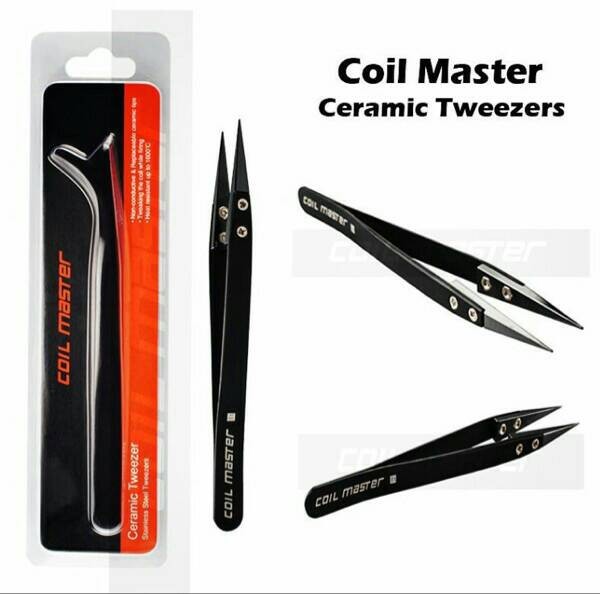 COIL MASTER CERAMIC TWEEZERS AUTHENTIC / PINSET VAPE VAPOR