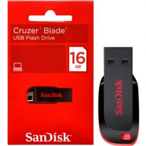 64GB USB 2.0 FlashDrive SanDisk Cruzer Blade SDCZ50-064G 3 PACK W// Lanyard