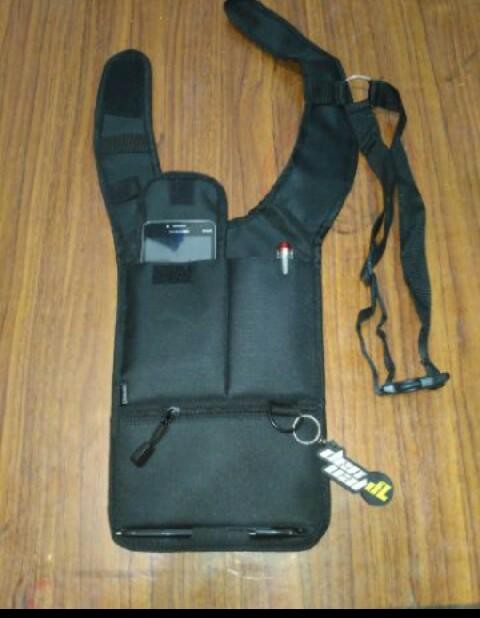 Tas gadget pundak bahu army polisi FBI agen 007 (smartphone)