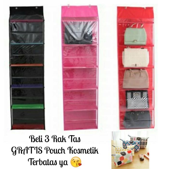 jual hbo hanging bag organizer rak tas gantung jual hbo hanging bag organizer rak tas gantung