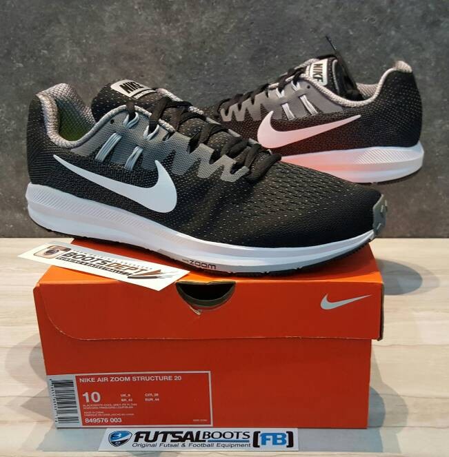 Jual Nike Air Zoom Structure 20 - Black 