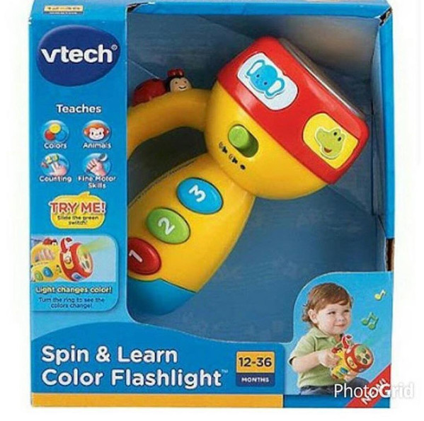 vtech spin and learn color flashlight