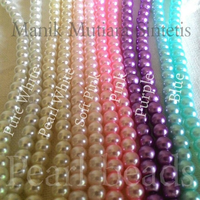 jual manik mote mutiara sintetis 4mm 100beads bunnyshop jual manik mote mutiara sintetis 4mm 100beads bunnyshop