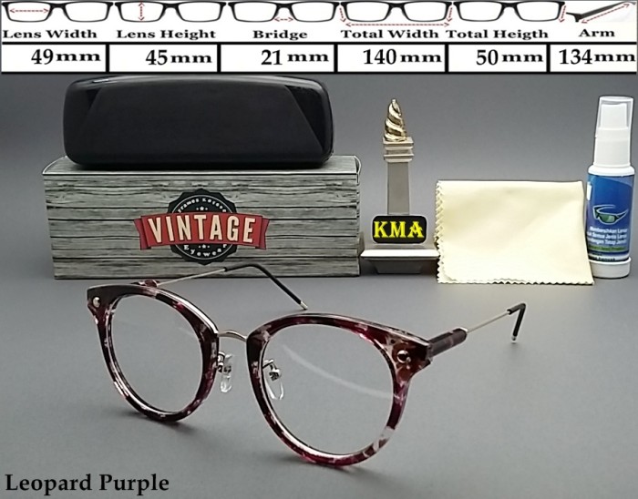 Kacamata Minus Frame Kacamata Korea Classic Kacamata Vintage Bulat
