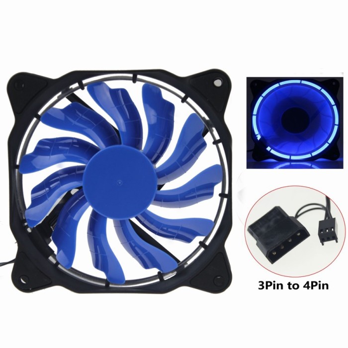 Jual Alseye Fan Case 12cm Round LED Eclipse - Jakarta 