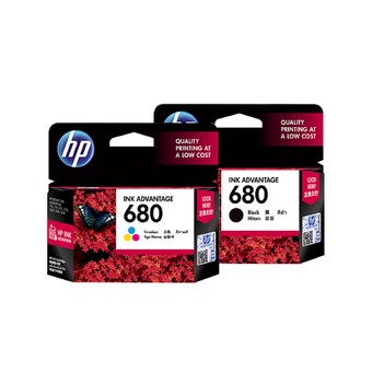 jual tinta hp 680 black and colour original ink cartridge jual tinta hp 680 black and colour original ink cartridge