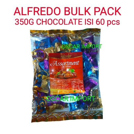 jual alfredo chocolate bulk pack 350g isi 60pcs coklat malaysia recomended oscar import jual alfredo chocolate bulk pack 350g isi 60pcs coklat malaysia recomended oscar import
