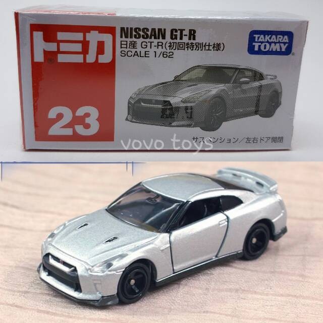 ... Tomica reguler 23 nissan gt r silver