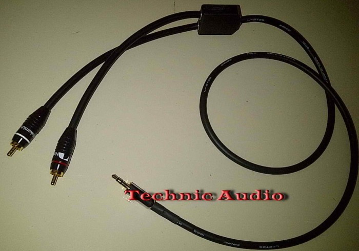 Foto Produk Kabel Canare Standard Japan Plus Jack RCA To Mini Stereo 3.5mm 2 M dari Technic Audio