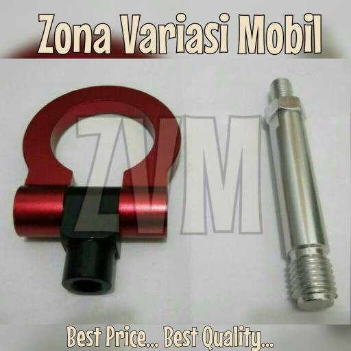 Foto Produk Towing Hook Depan All New Avanza Xenia Merah Red Good Quality dari Zona Variasi Mobil