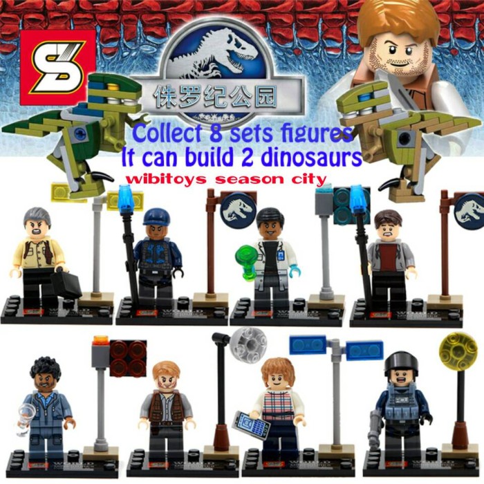 Jual Lego Brick Minifigures Jurassic World Dino Sy 280 Kota