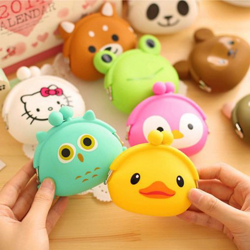 Dompet Koin Pochi Bentuk Kartun / Tempat Koin Uang Receh Barang - X401