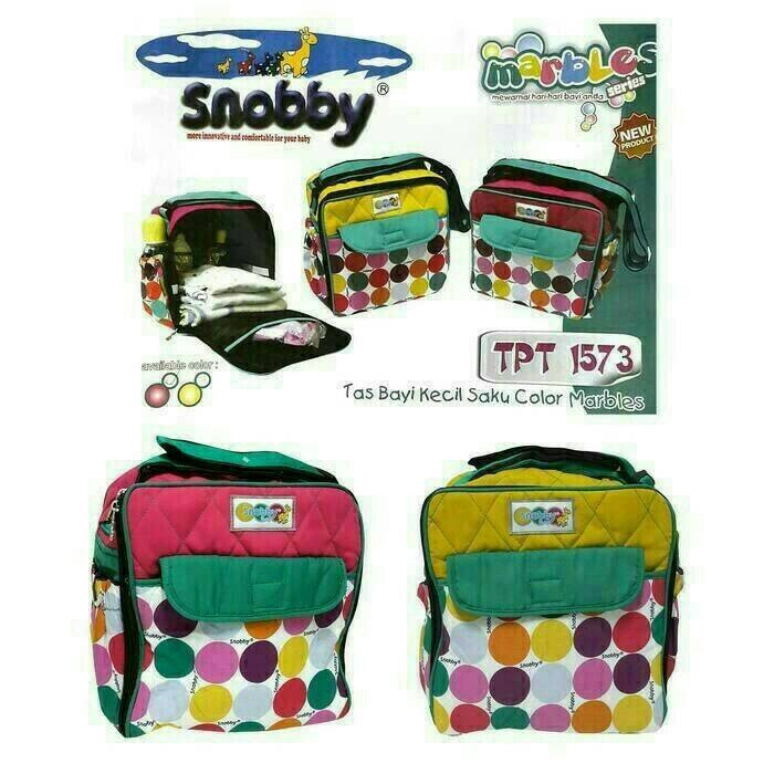 Tas Bayi - diaper bag kecil polkadot - tas snobby baby Marbles Series