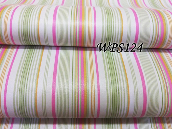 WALLPAPER STICKER MOTIF GARIS 45CM X 5 M