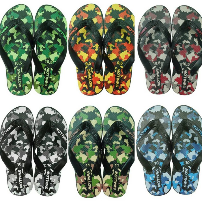 Foto Produk GROSIR Sandal / Sendal Jepit Pria Swallow Army / Sendal Pantai dari 89stories