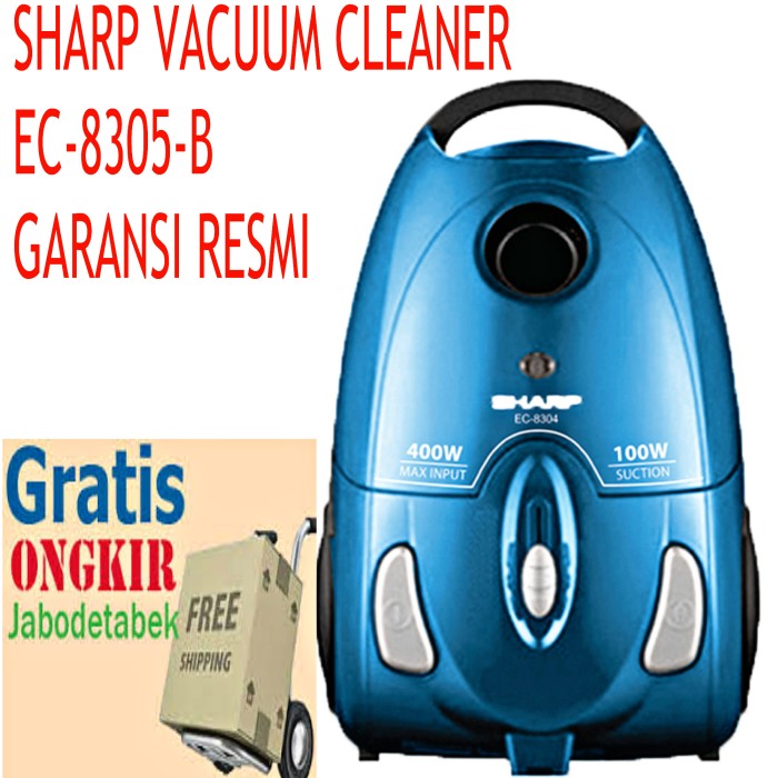 SHARP VACUUM CLEANER, EC-8305-B (Free Ongkir Jabodetabek)