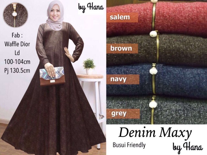 Katalog Gamis Denim Travelbon.com Katalog Gamis Denim Travelbon.com