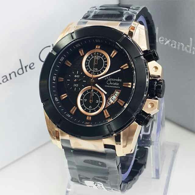 Spesifikasi: Jam Tangan Alexandre Christie AC 6226 MCBBRBA ( Black Ros